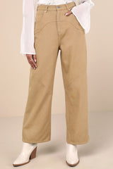 Coveted Element Tan Twill Carpenter Pants