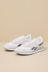 Classic AZ Chalk and Grey Suede Leather Sneakers