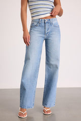 Everyday Coolness Light Wash High-Rise Straight-Leg Jeans