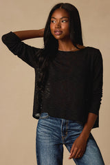 Wyatt Black Cross Back Sweater