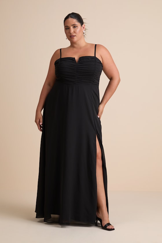 Sweeney Black Sleeveless Maxi Dress