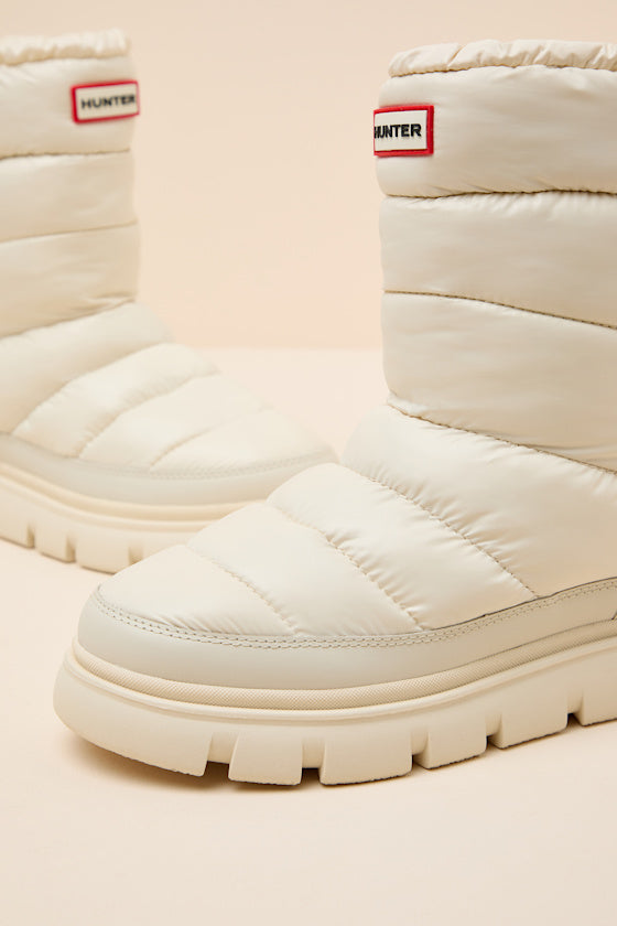 Maribel Ivory Waterproof Insulated Puffer Mid-Calf Boots