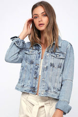 Rumors Light Wash Denim Jacket