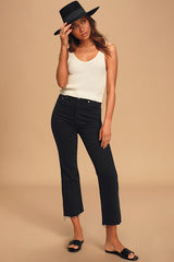 Let's Get Away Cream Knit Twist Back Tank Top