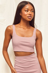 Set For Life Blush Pink Ribbed Bodycon Two-Piece Dress