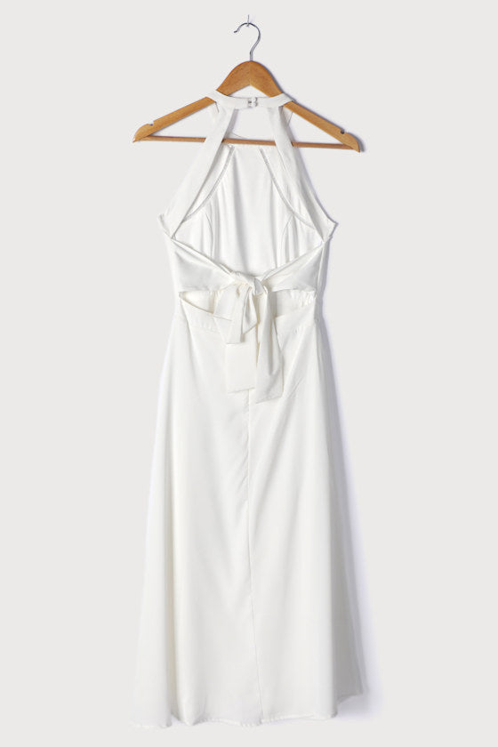 Summer Dream White Midi Dress