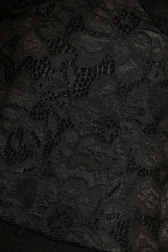 Midnight Romance Black Lace Bodysuit
