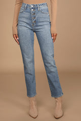 Forever a Trend Light Wash High-Rise Mom Jeans