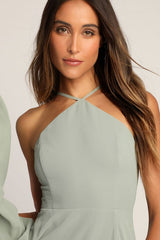 Absolutely Breathtaking Sage Brush Maxi Dress